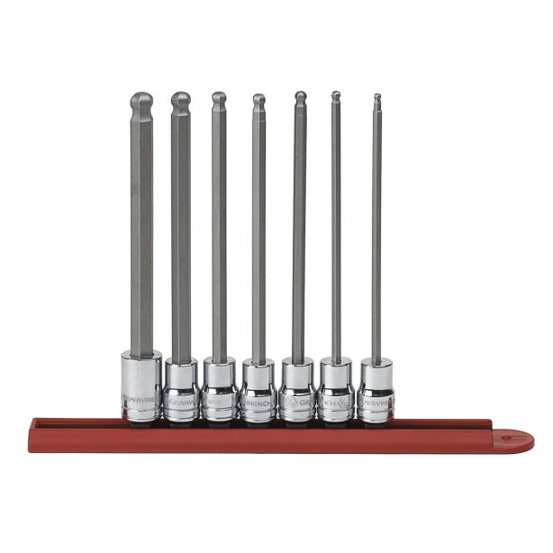 7PC 3/8" DR SAE BALL HEX BIT SOCKET SET GearWrench 80574
