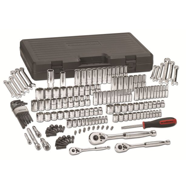 165 PC 1/4" 3/8" & 1/2" DR MECHANICS TOOLS SET GearWrench 80932