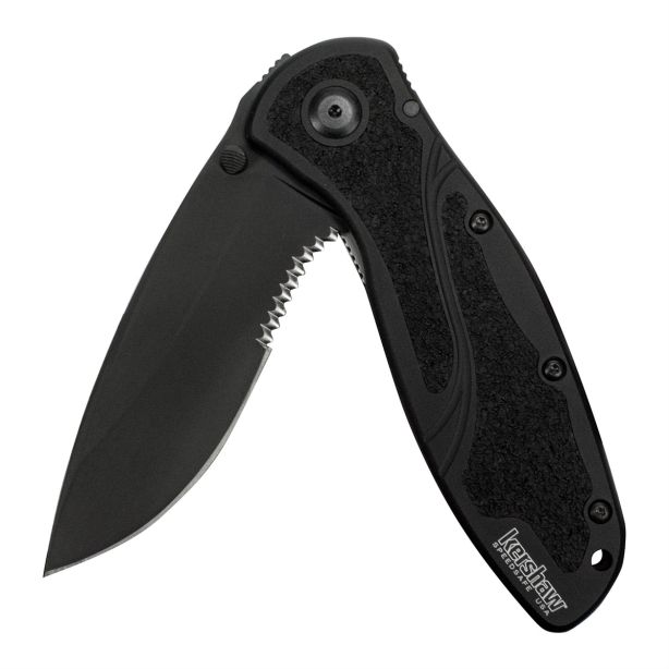 BASIC BLACK BLUR KNIFE - PLUS PARTIAL SER Kershaw 1670BLKST