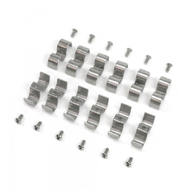 3/8 Stainless Double Line Clamps KEEP IT CLEAN KICLC2375