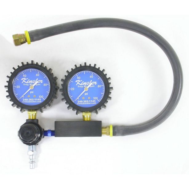 Dual Gauge Leakdown Tester Twin 0-100 KINSLER 5980