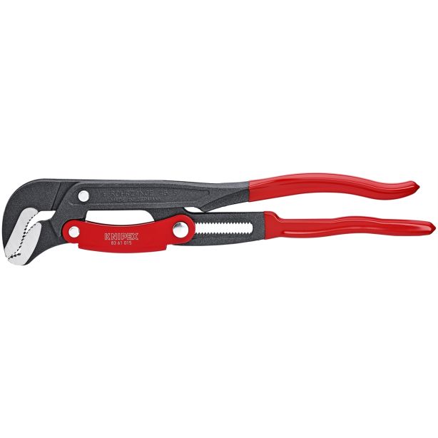 17IN PUSH BUTTON SWEDISH PIPE WRENCH Knipex 83 61 015