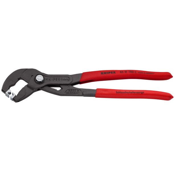 7" Hose Clamp Pliers for Click Clamps Knipex 85 51 180 C