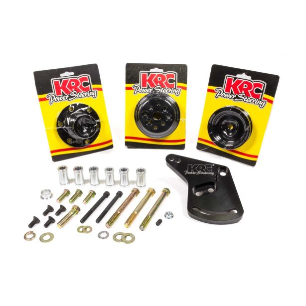 Pulley Kit Serpentine Ford 347SR/JR 12% Red. KRC POWER STEERING KIT 66347612