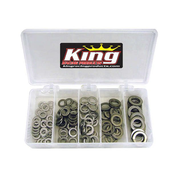 Stainless Washer Kit .060 145pc KING RACING PRODUCTS 2725