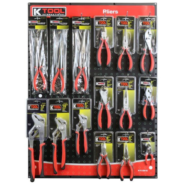 Pliers Display Board Merchandiser K Tool International 0816