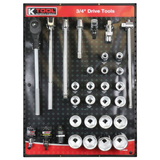 3/4" Drive Tools Display K Tool International KTI0848