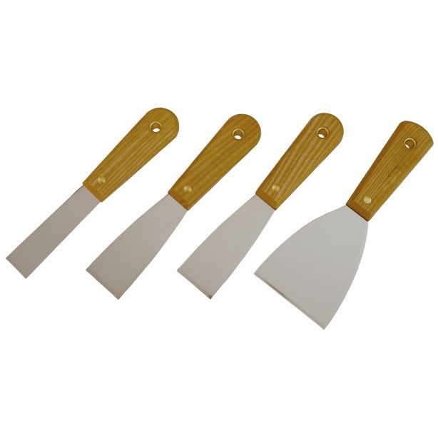 4 PIECE SCRAPER/PUTTY KNIFE SET K Tool International KTI-70004
