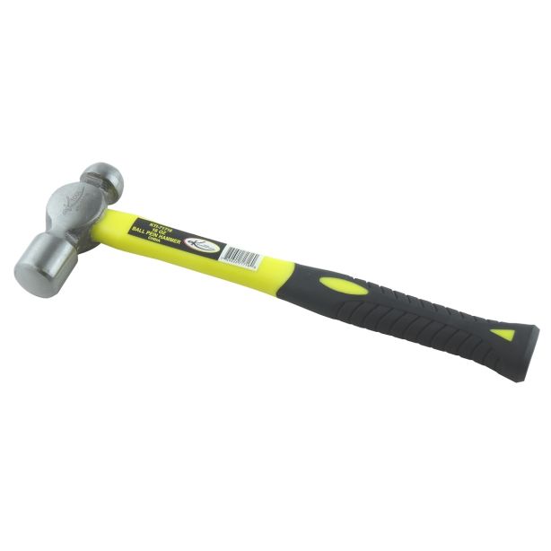 16 oz. Ball Peen Hammer with Fiberglass Handle K Tool International KTI-71716