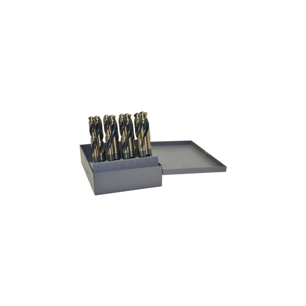 Knkut 8KK12 8 Piece S&D 1/2" Reduced Shank Drill Bit Set