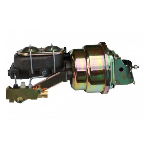 LEED BRAKES 1K1A1 7in Dual Zinc Booster AF X 1-1/8in Bore Master
