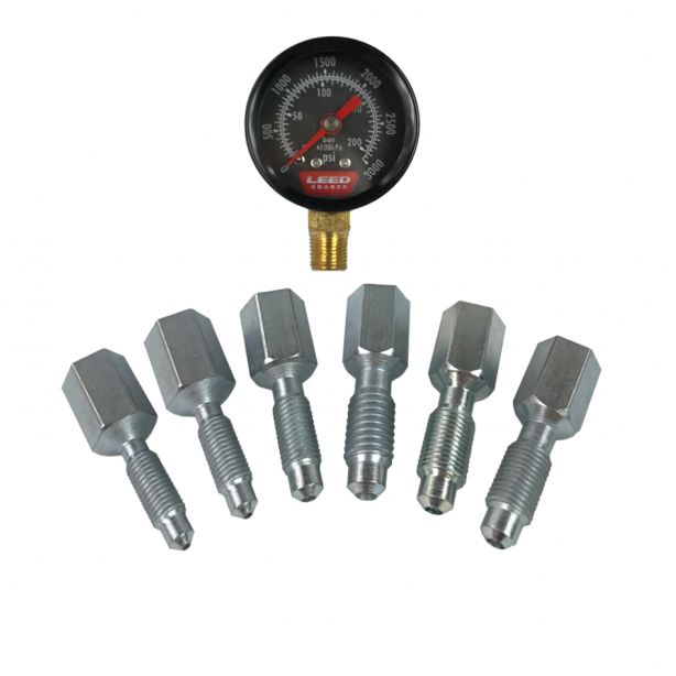 Brake Pressure Gauge Kit  LEED BRAKES BPG001