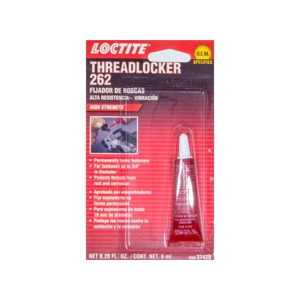 Threadlocker 262 Red 6ml/.20oz LOCTITE 487231