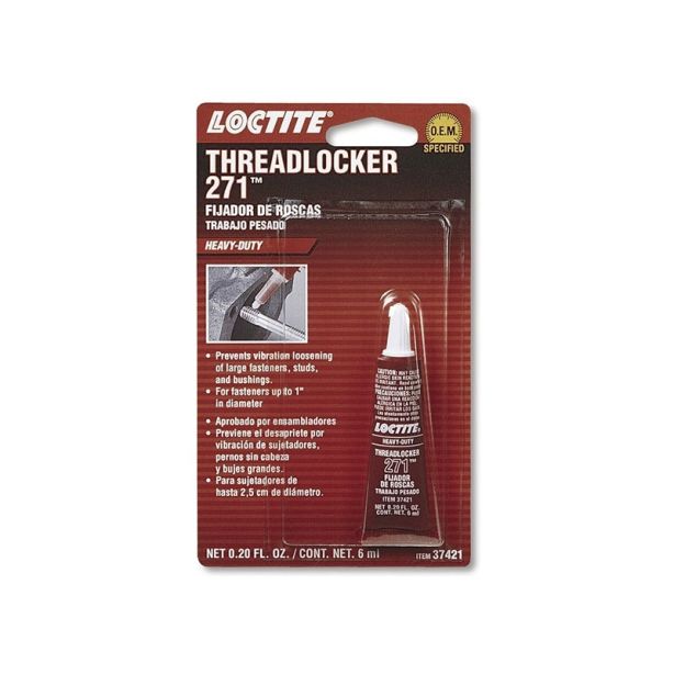 Threadlocker 271 HD Red 6ml/.20oz LOCTITE 487232