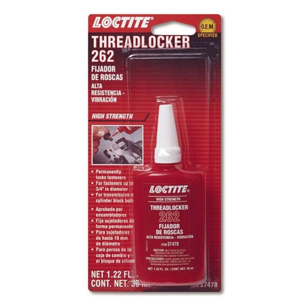 Threadlocker 262 Red 36ml/1.22oz LOCTITE 492141