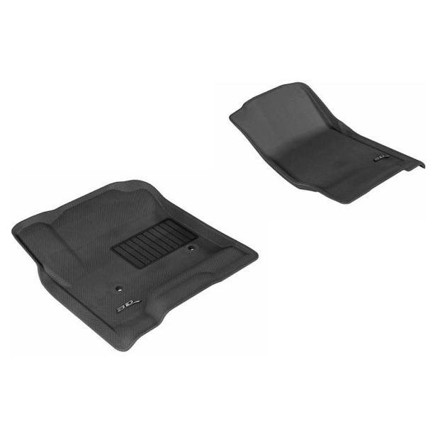 GM P/U 1500 14-  Kagu Fl oor Liner 1st Row Black 3D MAXPIDER L1CH03911509