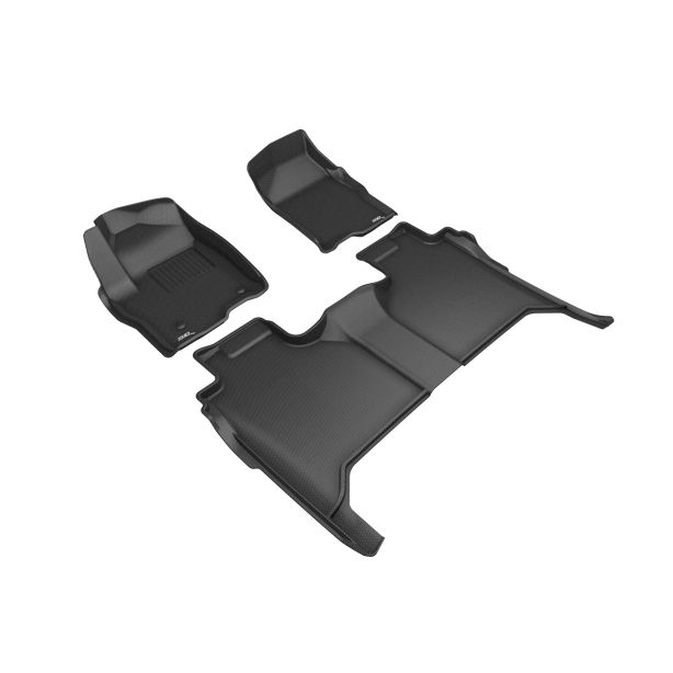 GM P/U 1500 19-  Kagu Floor Liner 1&2 Rows Blk 3D MAXPIDER L1GM02501509