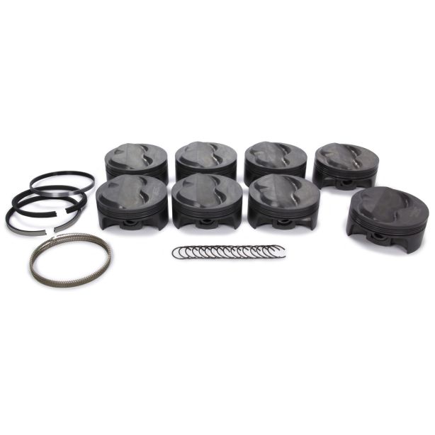 SBC PowerPak Domed Piston Set 4.125 Bore MAHLE PISTONS 197754725