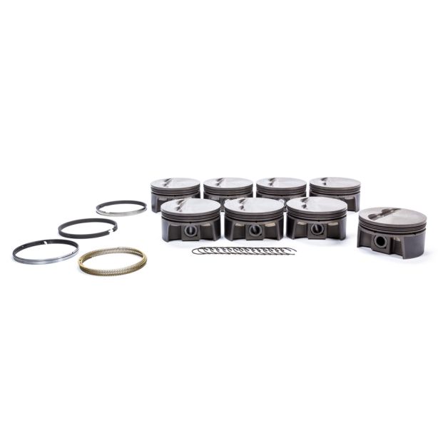 SBC PowerPak F/T Piston Set 4.040 Bore MAHLE PISTONS 930200040