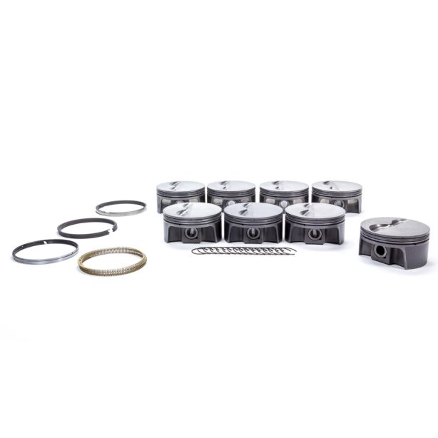 SBC PowerPak F/T Piston Set 4.030 Bore MAHLE PISTONS 930202630