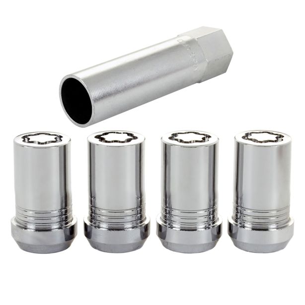 Wheel Locks 14mm x 1.5 Cone Seat 4 Pack Chrome MCGARD 25115
