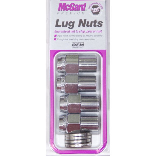 LUG NUT 7/16 STD SHANK (4) MCGARD 61001