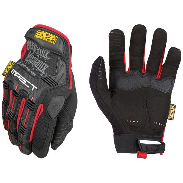 LRG Mpact Glove D30 HI IMP BLK/RED Mechanix Wear MPT-52-010