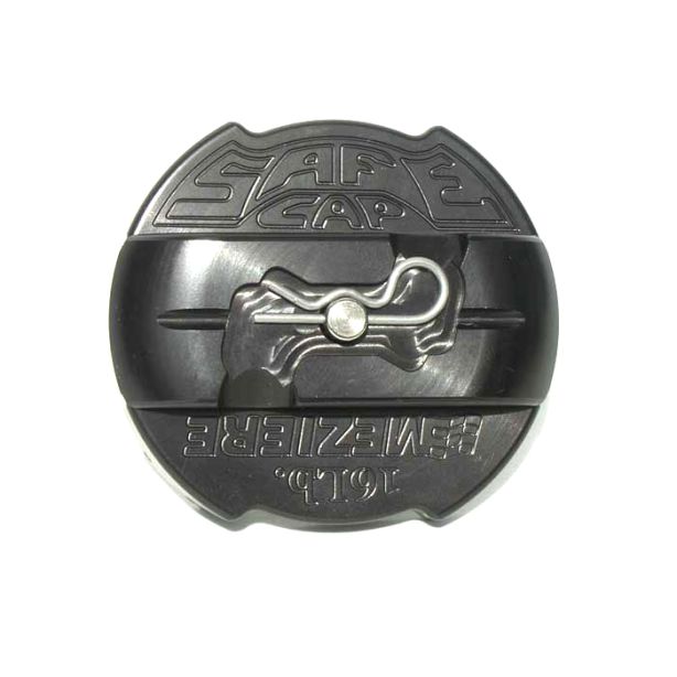 16lb. Safecap Radiator Cap - Black Anodized MEZIERE WCC301