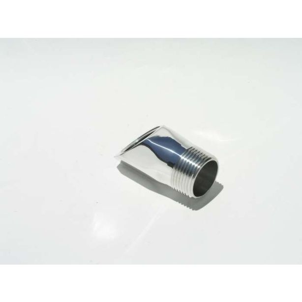 Fitting Adapter - 45 Deg w/1in NPT - Polished MEZIERE WP1045U