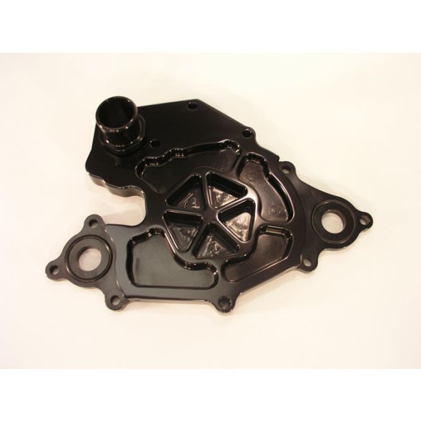 Hemi H/F Water Pump Back Plate - Black MEZIERE WP315S