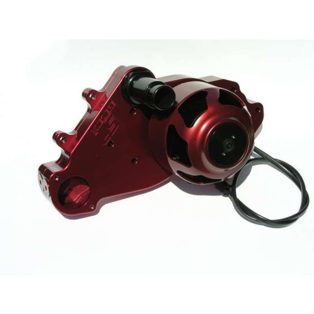 SBC LS1 Billet Electric W/P - Red MEZIERE WP319R