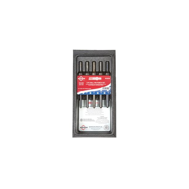 5 Pc Pneumatic Pilot Punch Set  MAYHEW STEEL PRODUCTS 32020