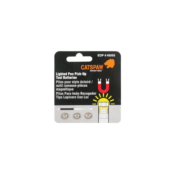 Cats Paw Battery Pack For Lighted Pen Pick Up Tool 45045 MAYHEW STEEL PRODUCTS 4