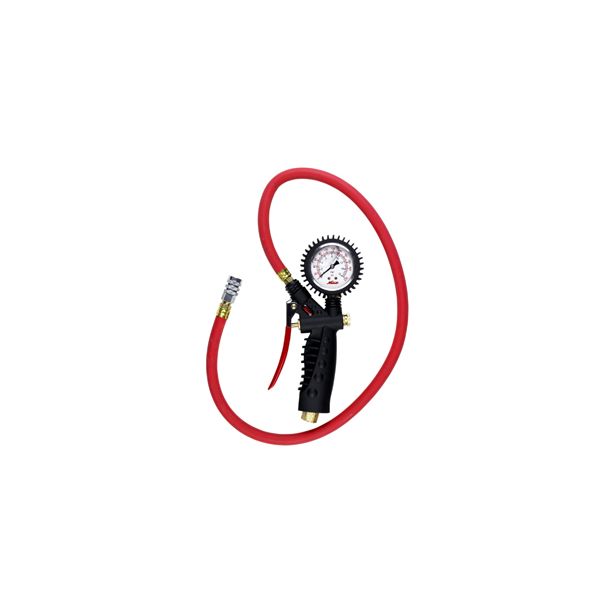 Pro Analog Pistol Grip 230PSI Inflator Gauge  36" Hose MILTON 572A
