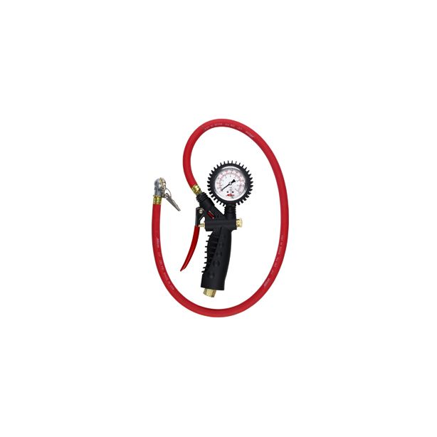 Pro Analog Pistol Grip 230PSI Inflator Gauge  36" Hose and MILTON 573A