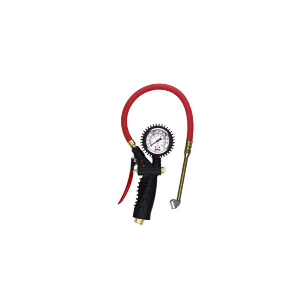 Pro Analog Pistol Grip 230 PSI Inflator Gauge  Dual Head MILTON S-576A