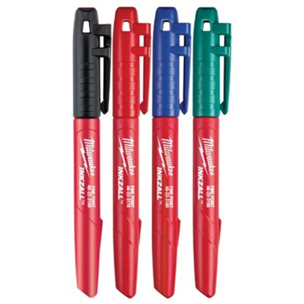 4-PK FINE POINT COLORED INKZALLS MARKERS