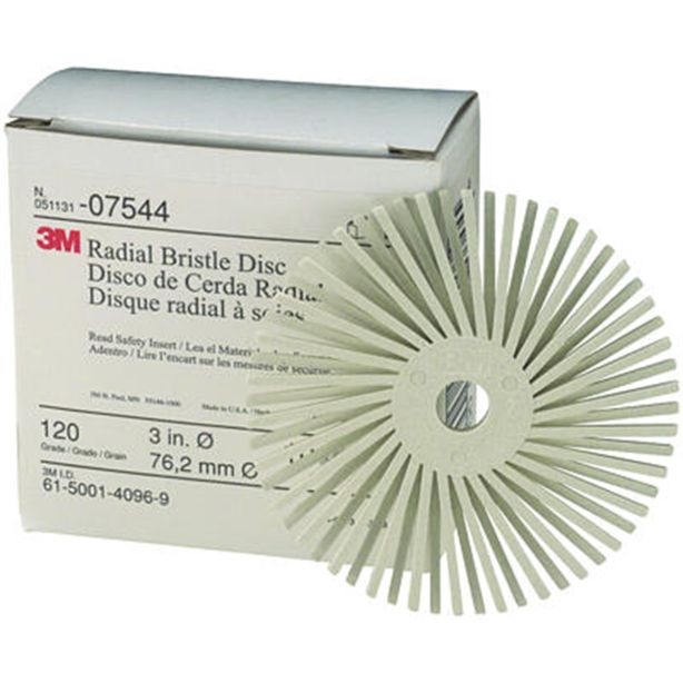 DISCS RADIAL BRISTLE 3" 120 GRADE