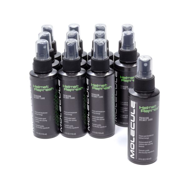 Helmet Fabric Refresher 4oz Spray Case of 12 MOLECULE MLHFF-4-12