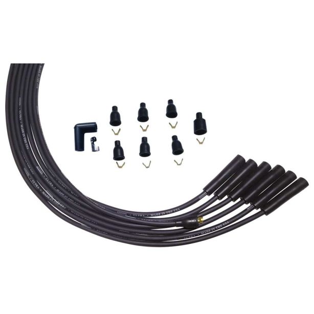 MOROSO 51003 Ultra Plug Wire Set Universal 6-Cyl Black
