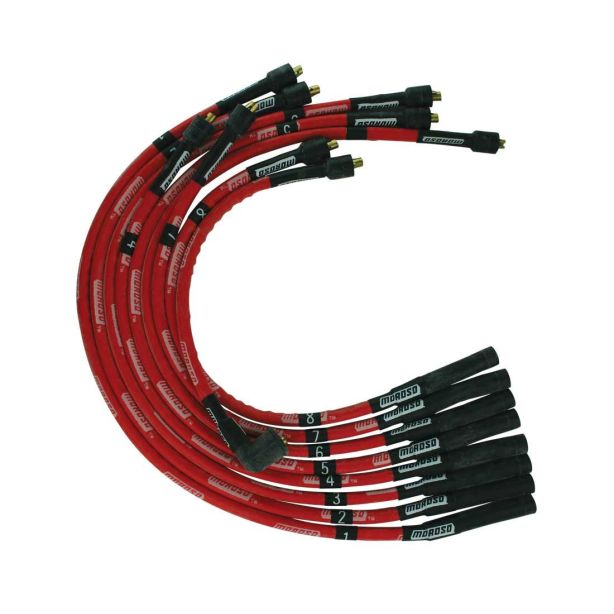 MOROSO 52556 Ultra Plug Wire Set SBM 273-360 Red