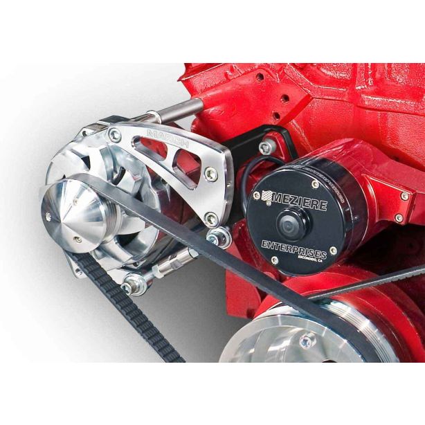 Chevy SB Electric Water Pump Alt Bracket MARCH PERFORMANCE 22025