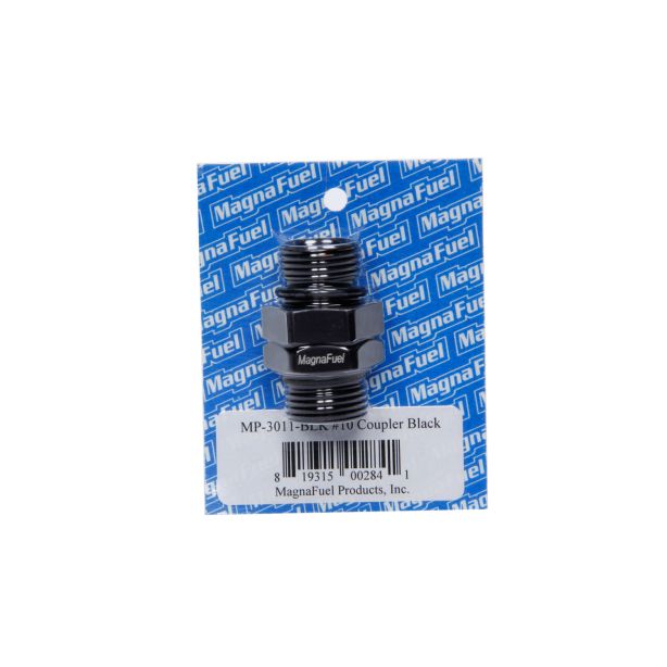 #10 Coupler Fitting Black MAGNAFUEL/MAGNAFLOW FUEL SYSTEMS MP-3011-BLK