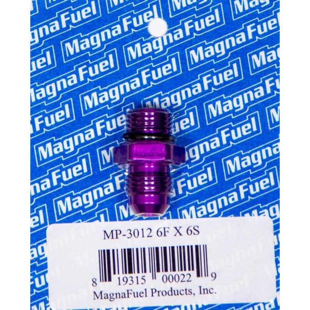 #6an to #6an Male Port Fitting MAGNAFUEL/MAGNAFLOW FUEL SYSTEMS MP-3012