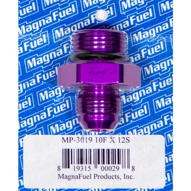 #10an Flare to #12an Port Fitting - Straight MAGNAFUEL/MAGNAFLOW FUEL SYSTEMS MP-3019