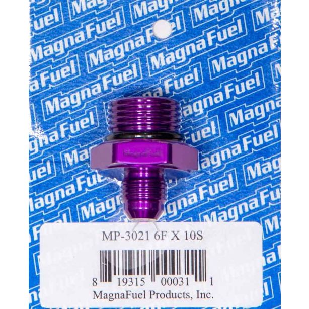 #6 to #10 O-Ring Male Adapter Fitting MAGNAFUEL/MAGNAFLOW FUEL SYSTEMS MP-3021