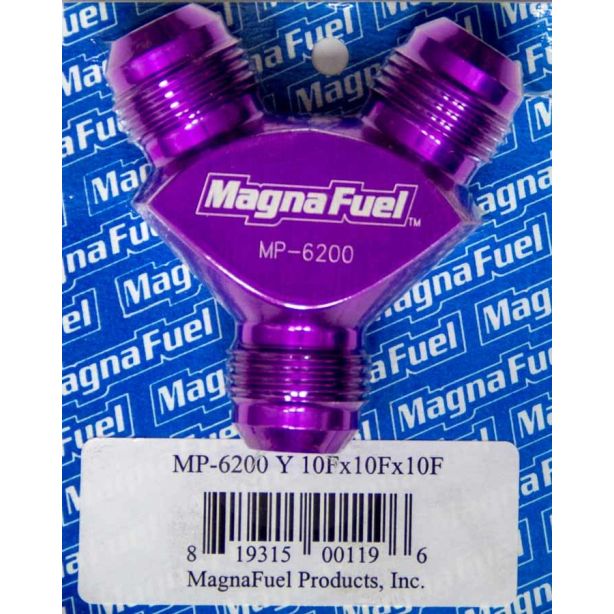 Y-Fitting - 3 #10an Male  MAGNAFUEL/MAGNAFLOW FUEL SYSTEMS MP-6200