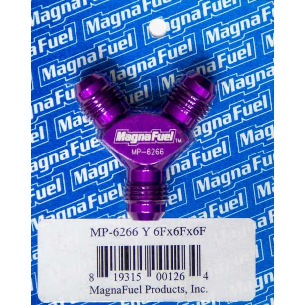 Y-Fitting - 3 #6 Male  MAGNAFUEL/MAGNAFLOW FUEL SYSTEMS MP-6266