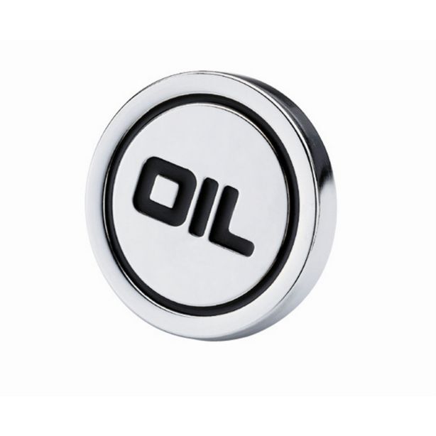 Chrome Push On Oil Plug  MR. GASKET 9815