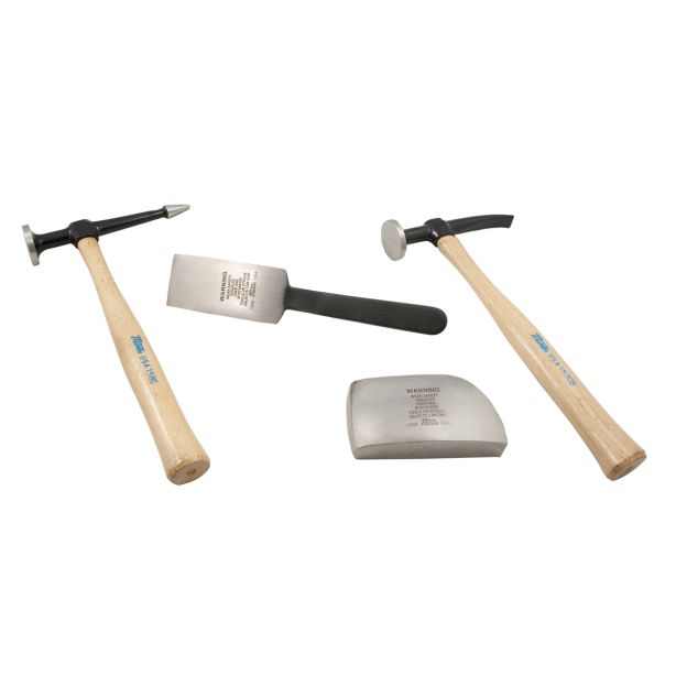4-Piece Body and Fender Repair Set with Hickory Ha Martin Tools 644K